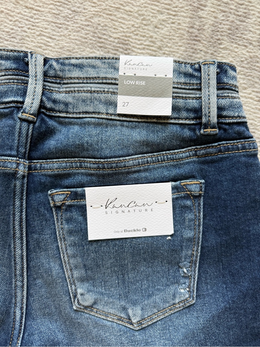 🆕 Distressed Low Rise Stretch Short - Picture 10 of 14